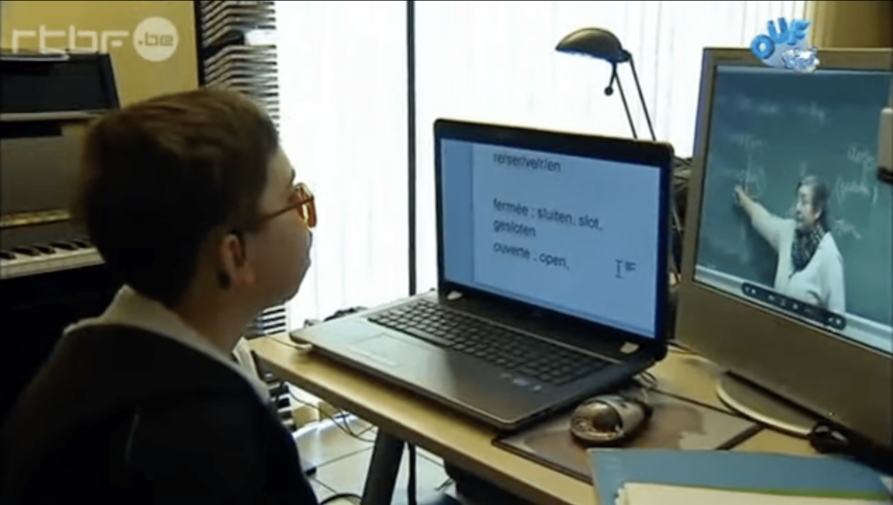Reportage RTBF qui explique comment ClassContact soutient les enfants malades