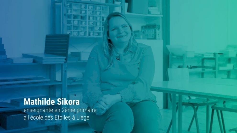 Mathilde, enseignante explique comment utiliser ClassContact et pourquoi c\'est important d\'aider les &eacute;l&egrave;ves malades.