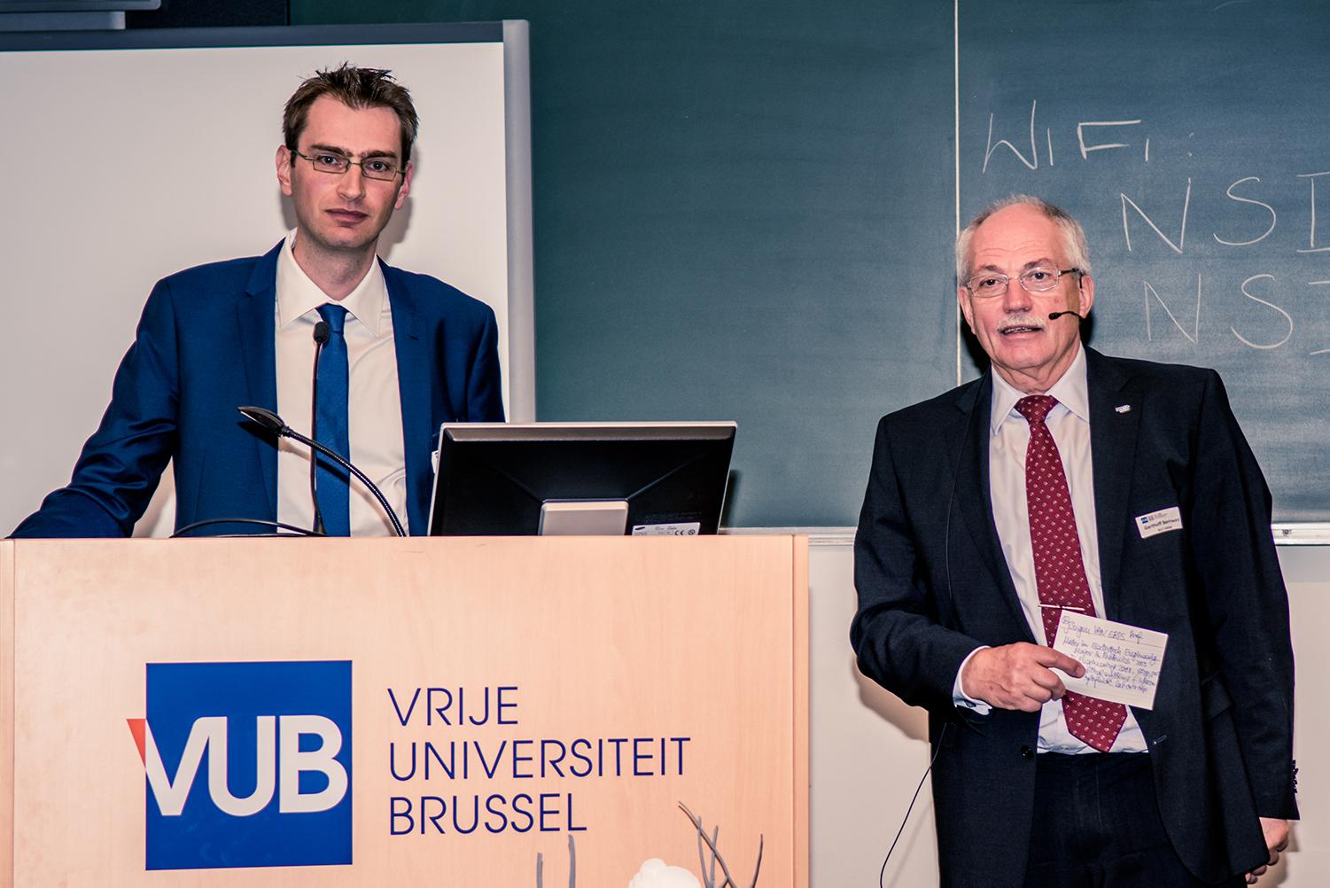 Prof. dr. Jürgen Van Erps en Dr. Bernward Garthoff