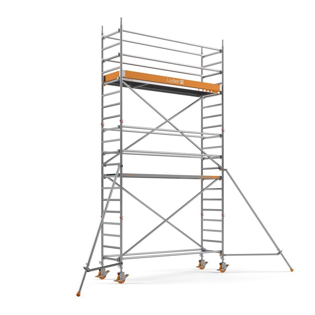 Alu rolsteiger  - werkhoogte 6,35 m